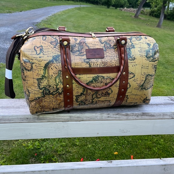 Patricia Nash Bags Patricia Nash European Map Weekender Duffel